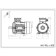 Silnik elektryczny 1,1kW 900 obr/min. 90 B3